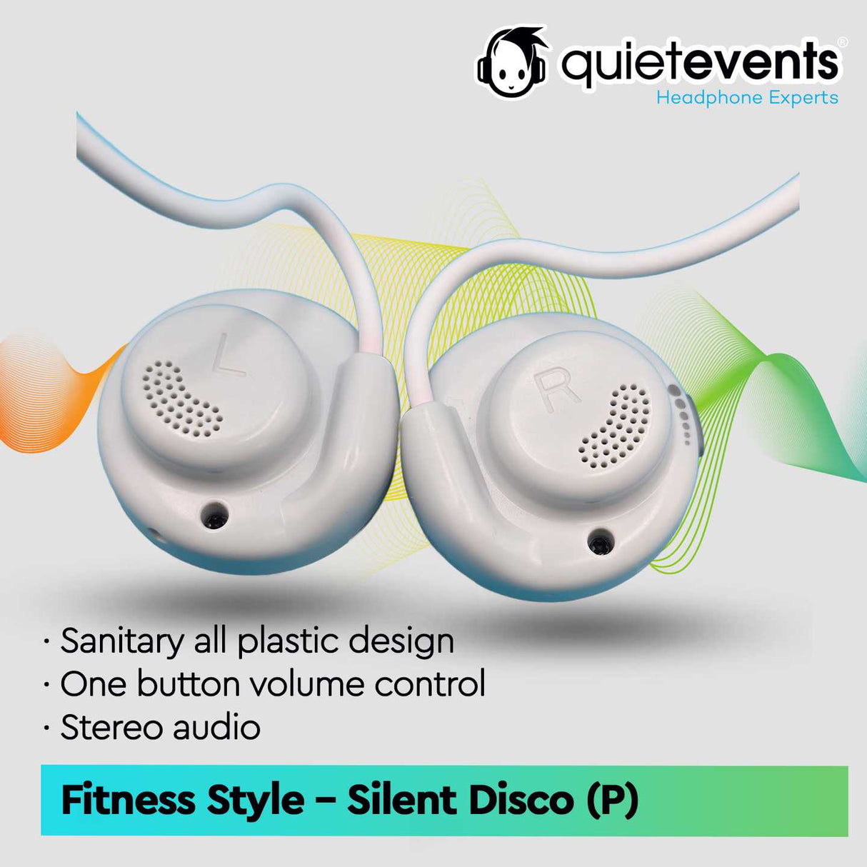 Pulse Fitness (3CH) - Silent Disco Headphone