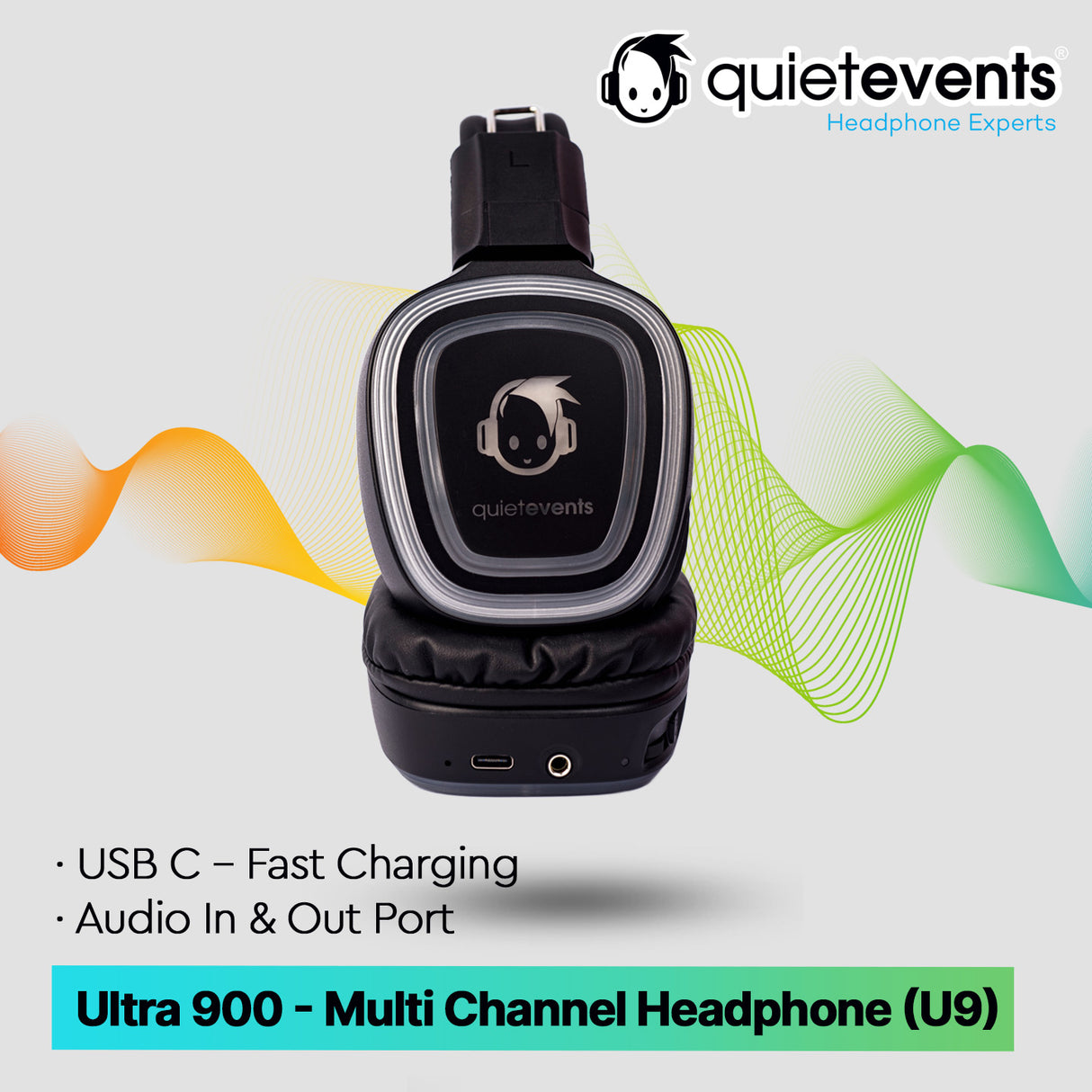 Ultra2 900 (13CH) - Silent Disco Headphone - (ADA Compliant)