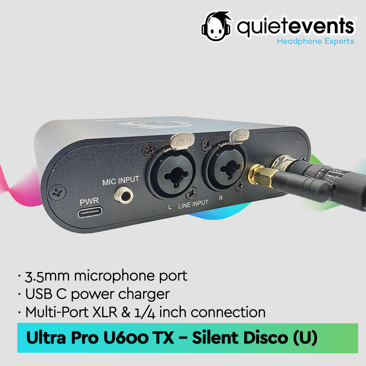 Ultra 600 Pro Transmitter (13CH) - Silent Disco