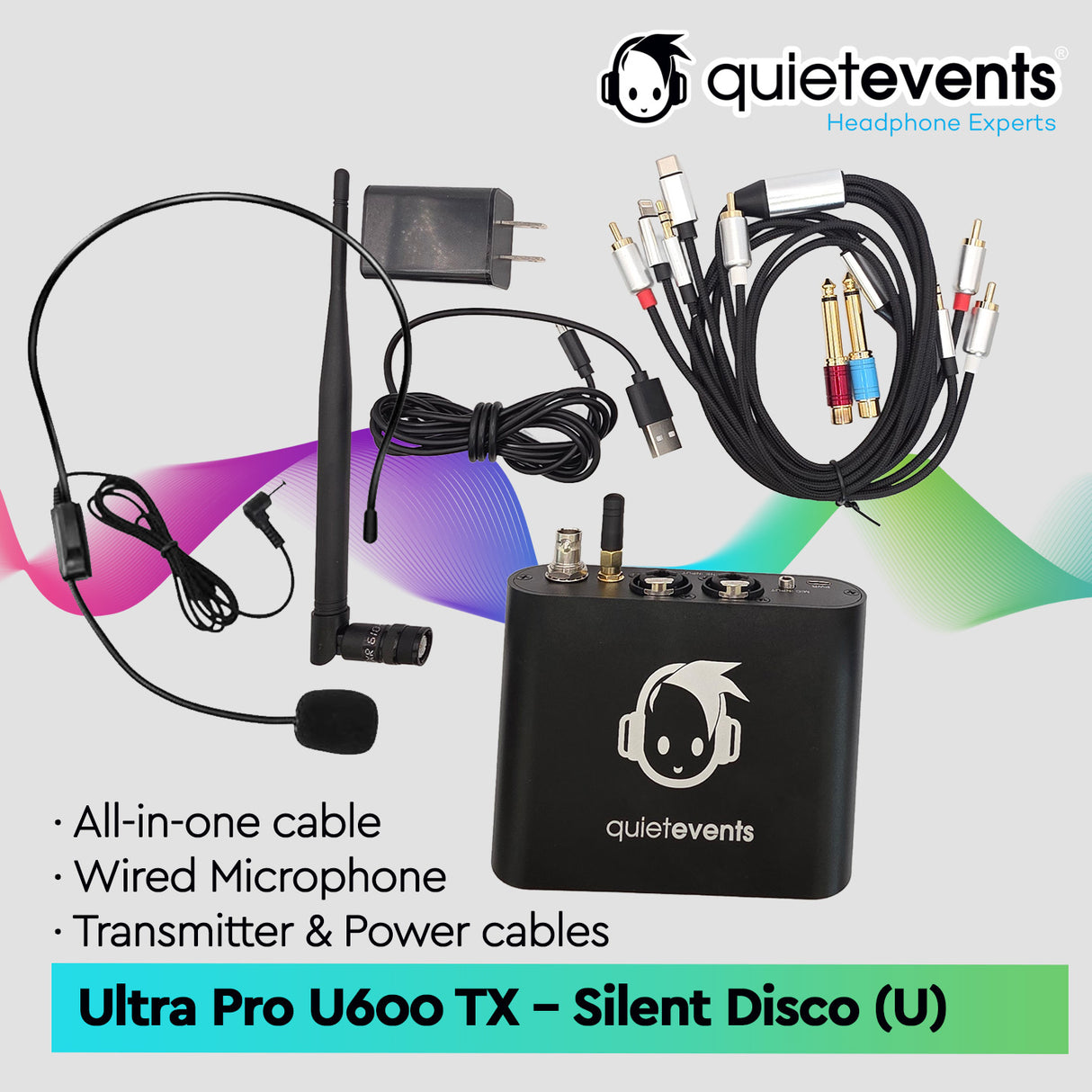 Ultra 600 Pro Transmitter (13CH) - Silent Disco