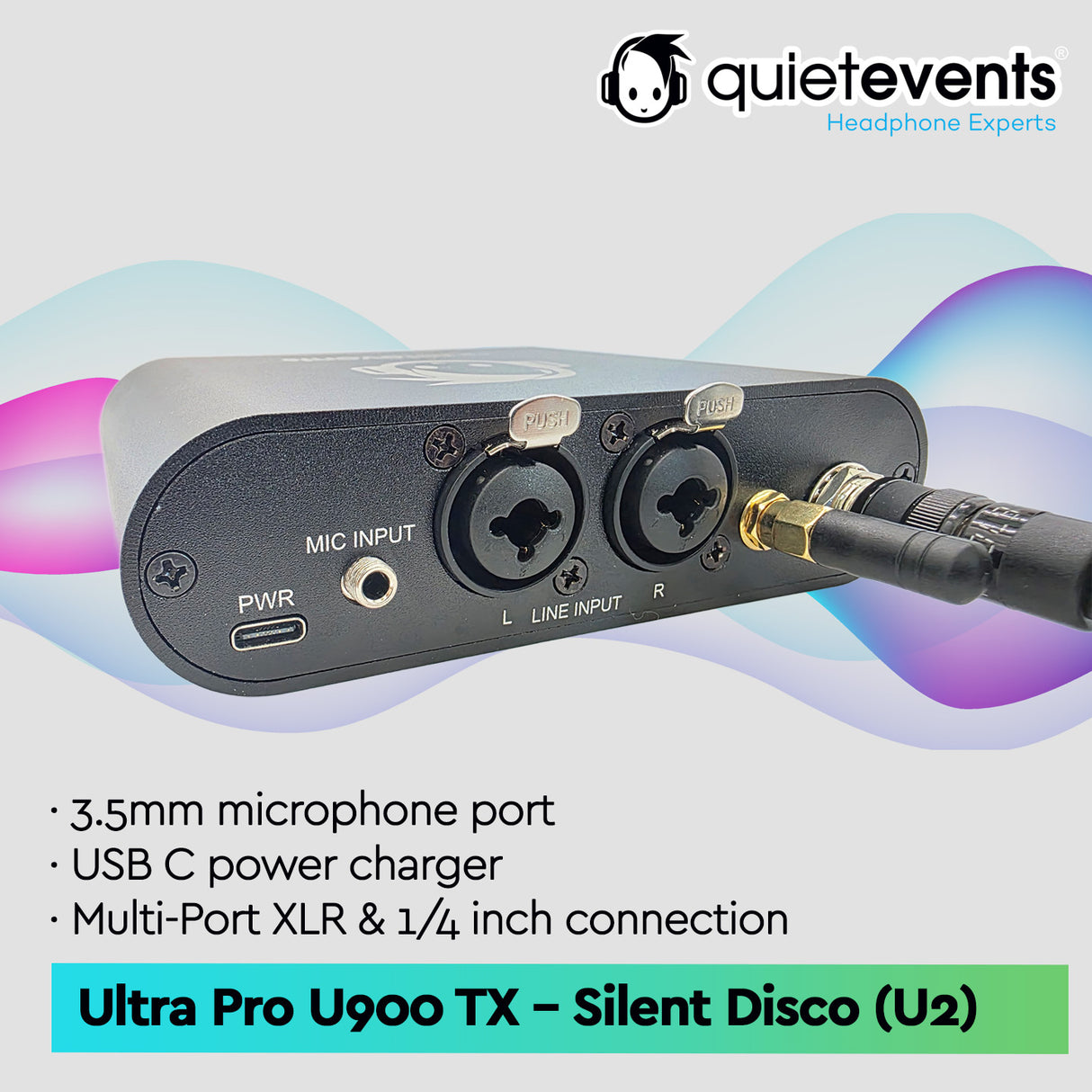 Ultra 900 Pro Transmitter (13CH) - Silent Disco