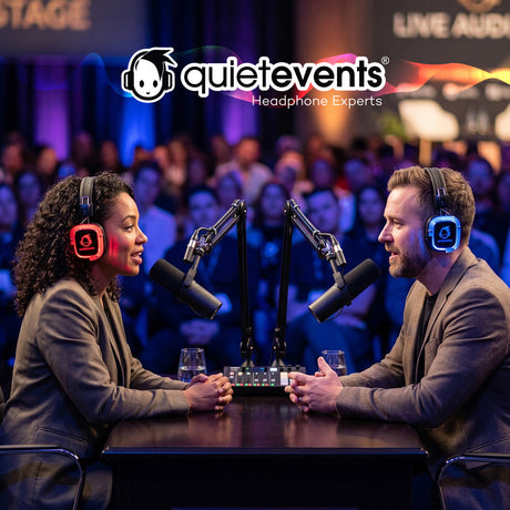 Silent Disco Headphones for Podcasts: How to Record Live Shows in Noisy Venues