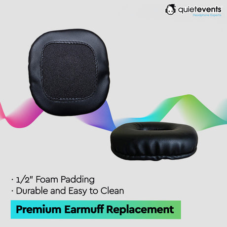 Earmuff Replacement (1pc) - High Quality PU Leather for P Series Headphones