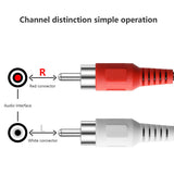 RCA Cables – 2RCA Male to 2RCA Male Stereo Audio Cable (5 ft), for Home Theater, Amplifier, HDTV, Hi-Fi Stereo & Speaker Systems