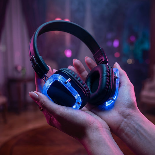 Private locked-channel album premiere where unreleased music stays contained in headphones