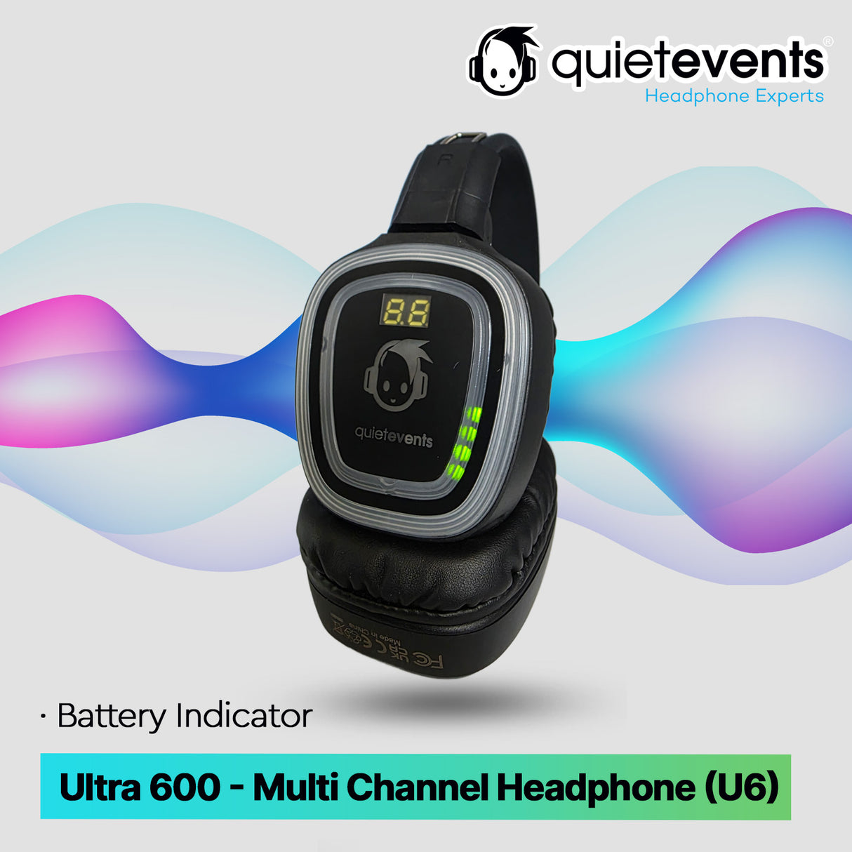 Ultra2 600 (13CH) - Silent Disco Headphone (ADA Compliant)
