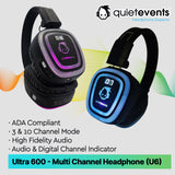 Ultra2 600 (13CH) - Silent Disco Headphone (ADA Compliant)