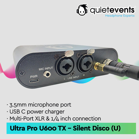 Ultra 600 Pro Transmitter (13CH) - Silent Disco