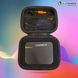 Wireless Dual Lapel Microphone with Charging Case (8 Hour Battery)